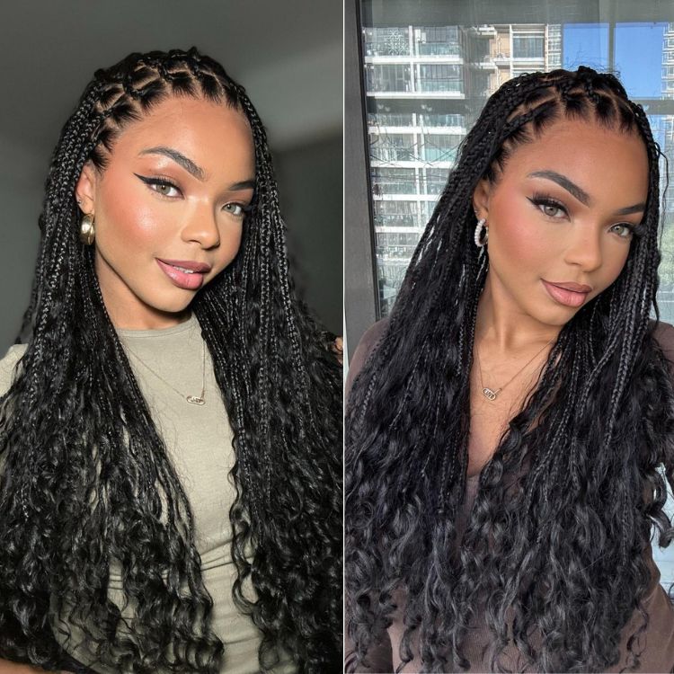 PreMax 180% Density 4C Edges Water Wave Wig 13x4 Frontal Pre-Cut Lace Wig Flexi-Fit Drawstring Cap