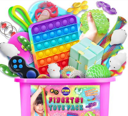 Mega Fun Toy Surprise Box – Fidget Toys & Pop Sensory Items