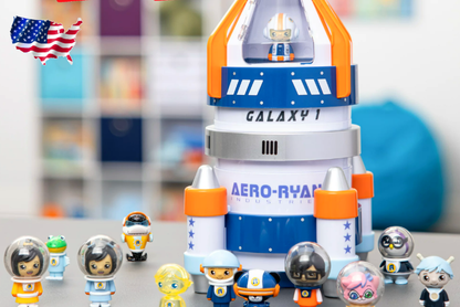 Galaxy Explorer Mystery Box – Space Figures, Aliens & Mini Rockets