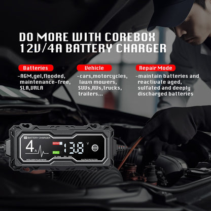 ⚡USB Rechargeable Digital Multimeter🔋–  Boost X GBX155 4250A Jump Starter for 10.0L Gasoline and 8.0L Diesel Engines