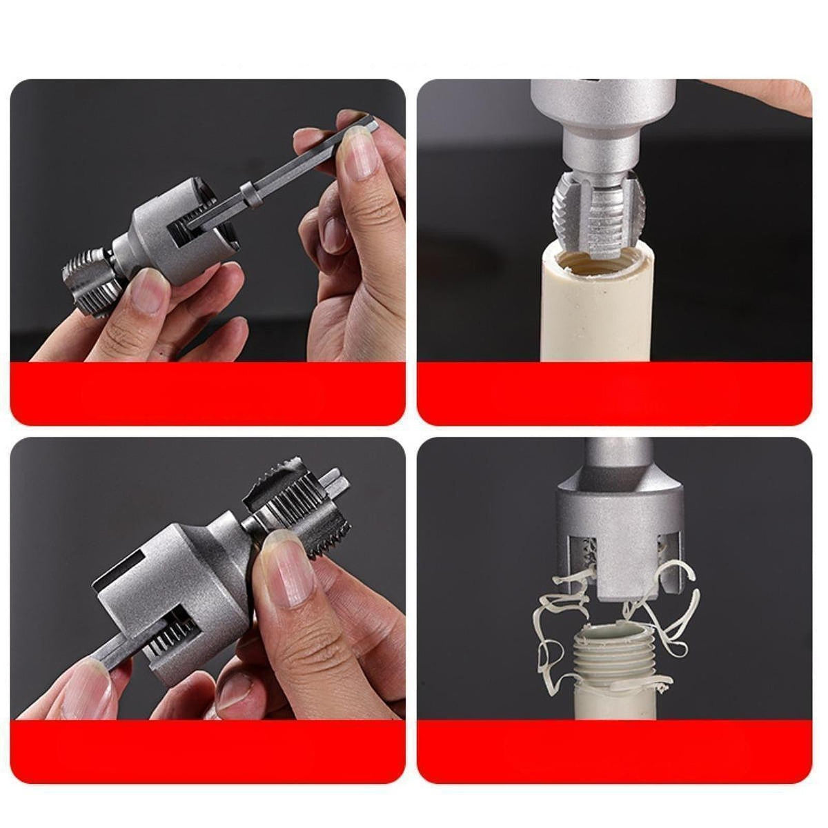 🔥Last Day 49% OFF - Integrated Internal & External Pipe Threading Tool