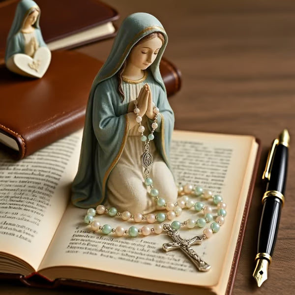 🔥Virgin Mary Rosary Holder (Necklace not included) - ⌛Limited Handmade Series