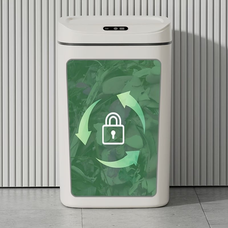 hands free smart trash motion sealing lid odor blocking